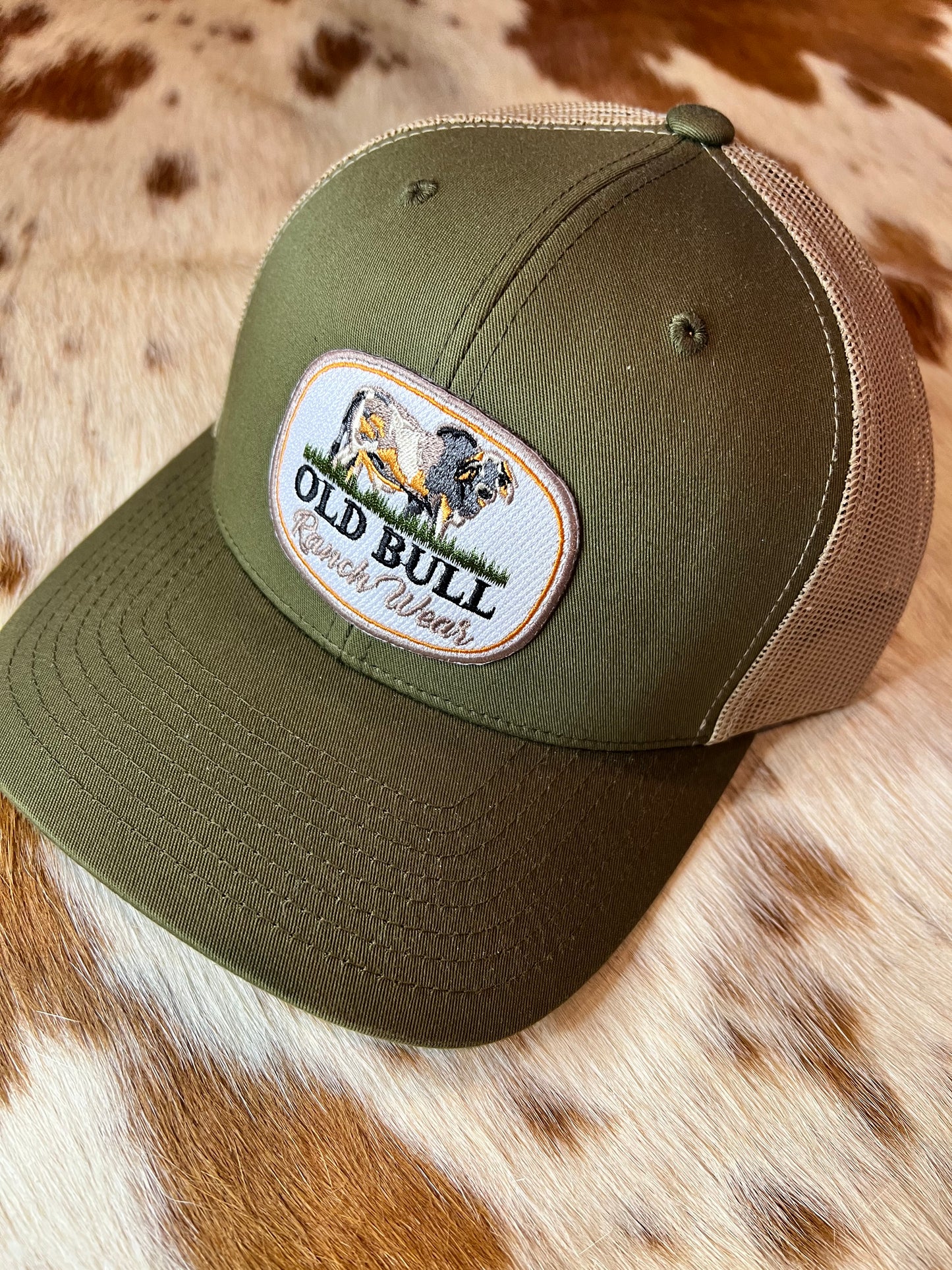 Hats with Old Bull Patch