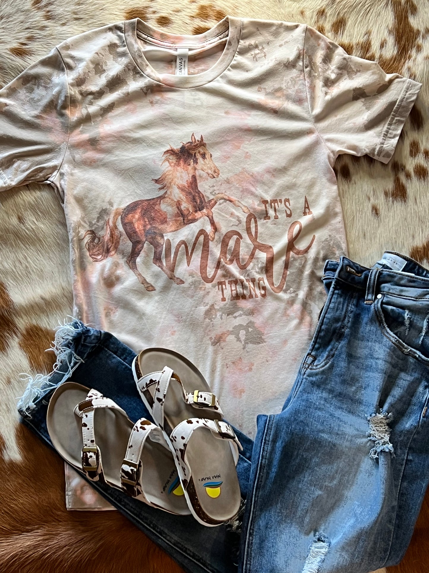 Bleached It's a Mare Thing T-Shirt