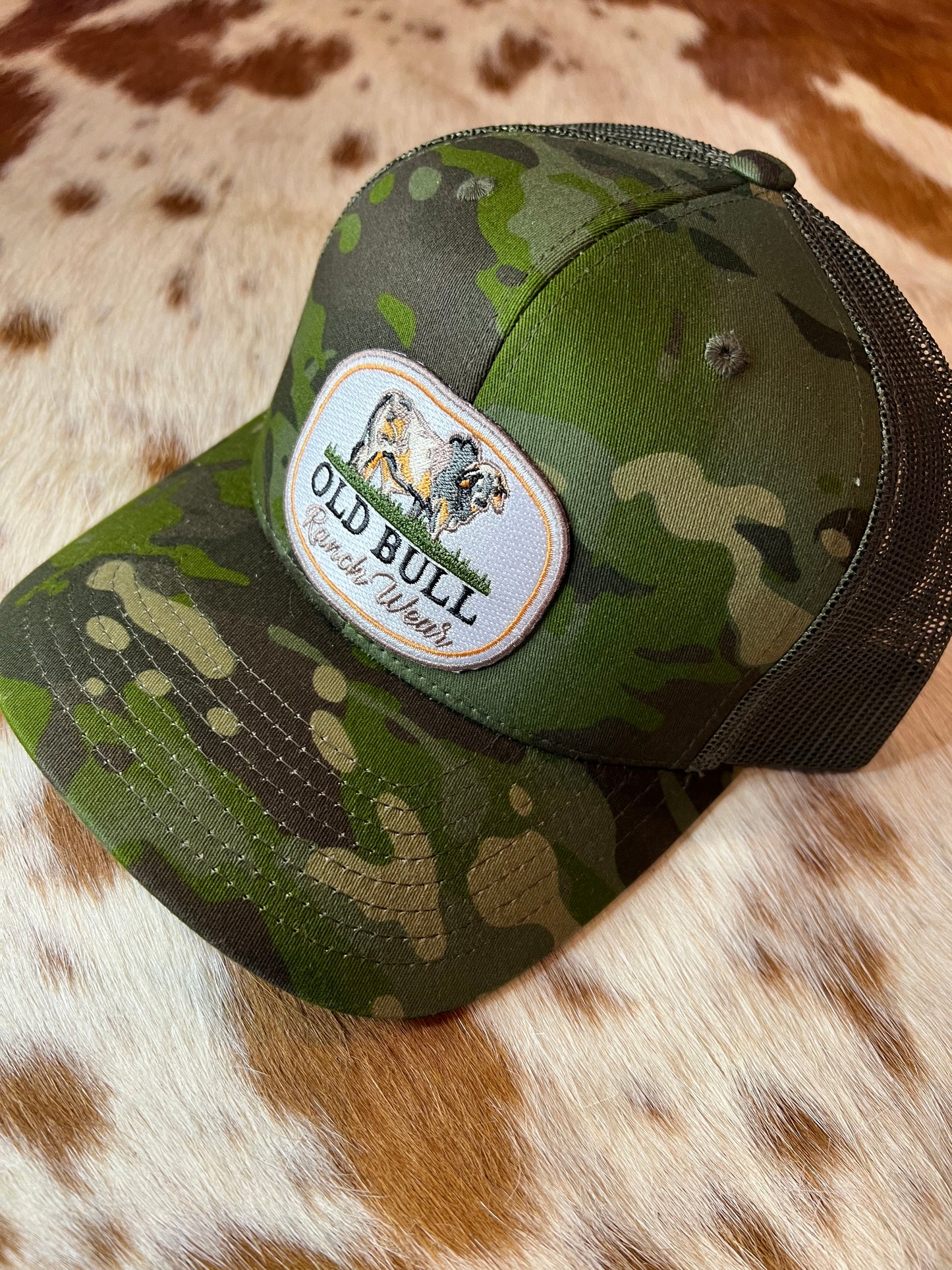 Hats with Old Bull Patch