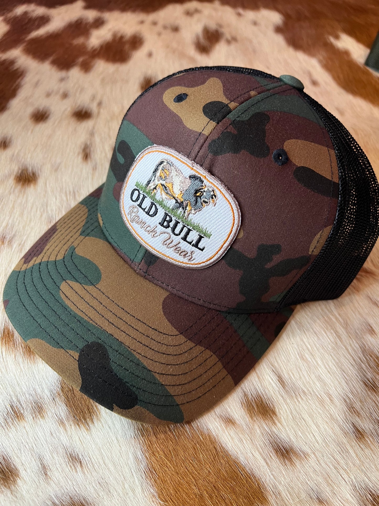 Hats with Old Bull Patch